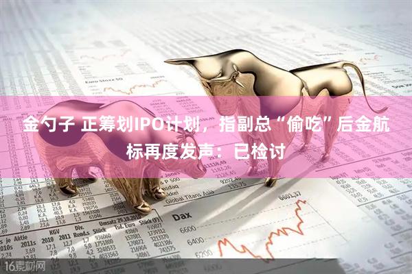 金勺子 正筹划IPO计划，指副总“偷吃”后金航标再度发声：已检讨
